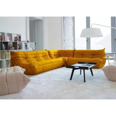 Heal's Ligne Roset Togo Modular Corner Alcantara Anthracite - Heal's UK Furniture