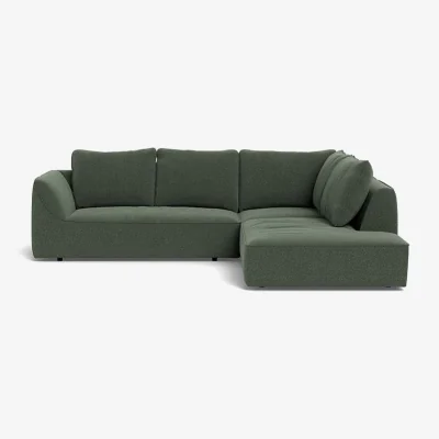 Heal's Heal's Morven Right Hand Facing Large Corner Sofa Smart Cotton Linen Rice