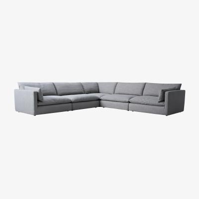 John Lewis John Lewis Newlyn 5 Seater Corner Sofa, Light Leg