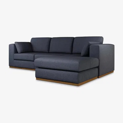 John Lewis John Lewis + Swoon Rubik Grand 4 Seater RHF Chaise End Sofa, Dark Leg