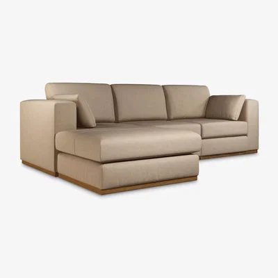 John Lewis John Lewis + Swoon Rubik Grand 4 Seater LHF Chaise End Sofa, Dark Leg