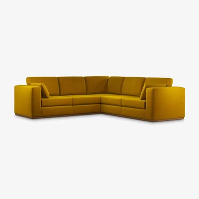 John Lewis John Lewis + Swoon Rubik Grand 5 Seater Corner Sofa, Dark Leg