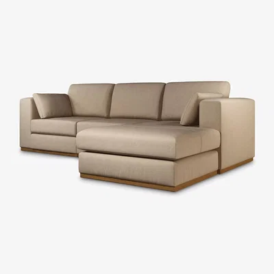 John Lewis John Lewis + Swoon Rubik Grand 4 Seater RHF Chaise End Sofa, Dark Leg