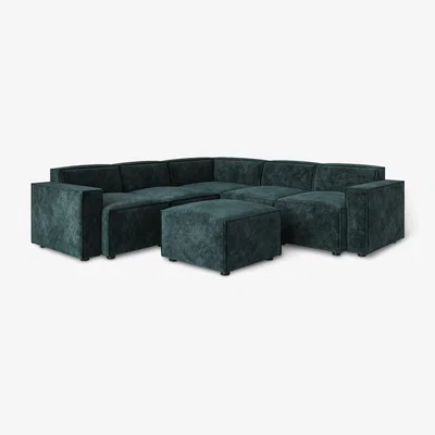 John Lewis Swyft Model 03 5 Seater Corner Sofa with Ottoman