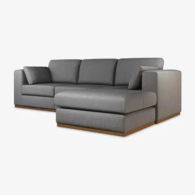John Lewis John Lewis + Swoon Rubik Grand 4 Seater RHF Chaise End Sofa, Dark Leg