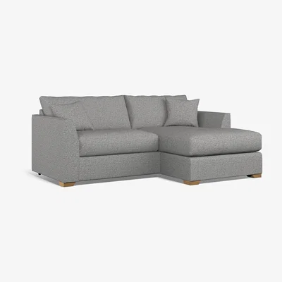 La Redoute Maya Woven Reversible Chaise With Mid Oak Wood Legs