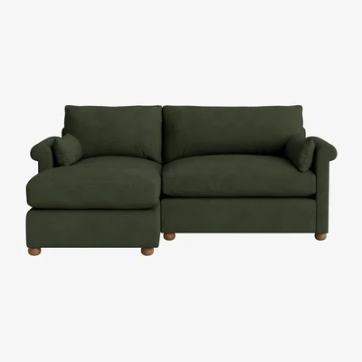 Loaf Queenie Chaise Sofa, Large Left Hand (Woody Walk Clever Cotton)