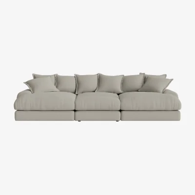 Loaf Wodge Chaise Movie Sofa (Toast Rack Clever Boucle)
