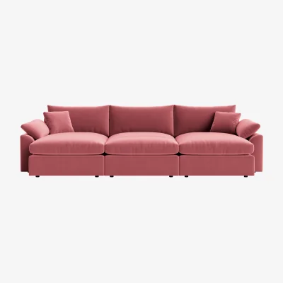 Loaf Cuddlemuffin Chaise Movie Sofa (Jam Sandwich Clever Velvet)