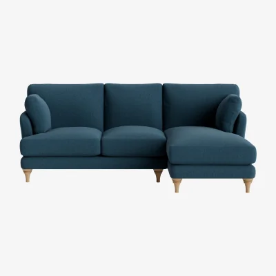 Loaf Smithy Chaise Sofa, Large Right Hand (Hosepipe Clever Linen)