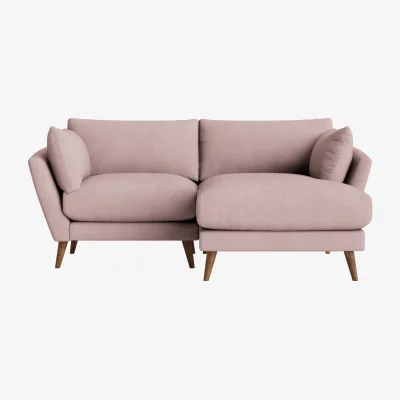 Loaf Groover Chaise, Large Right Hand (Pressed Petals Clever Cotton)