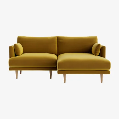 Loaf Jeffers Chaise Sofa, Large Right Hand (Honey Pot Clever Velvet)
