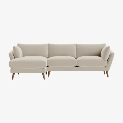 Loaf Groover Chaise, Extra Large Left Hand (Blotting Paper Clever Velvet)