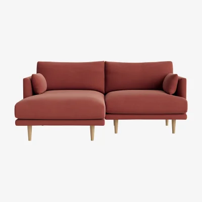 Loaf Jeffers Chaise Sofa, Large Left Hand (Summer Pudding Clever Linen)