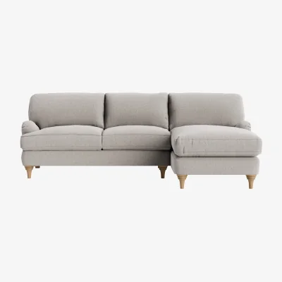 Loaf Jonesy Chaise Sofa, Extra Large Right Hand (Watering Can Clever Linen)