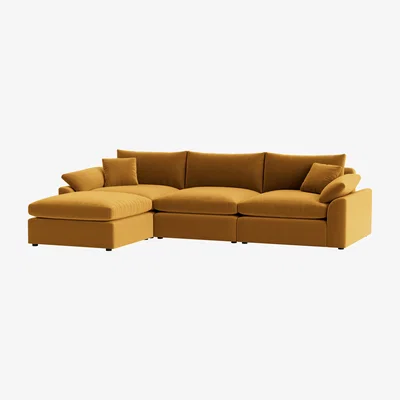 Loaf Cuddlemuffin Modular Chaise Sofa