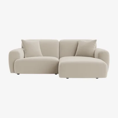 Loaf Squishblocks Modular Chaise Sofa, Med Rh (Blotting Paper Clever Velvet)