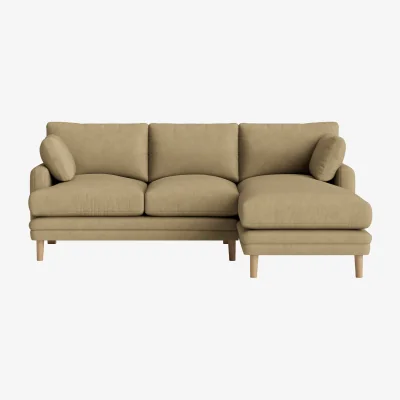 Loaf Squisharoo Chaise Sofa, Large Right Hand (Sandcastle Clever Boucle)