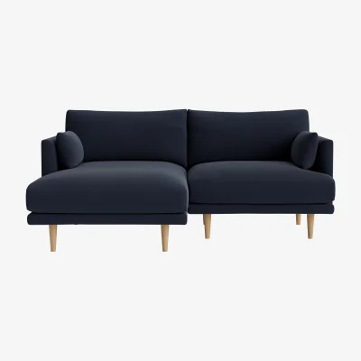 Loaf Jeffers Chaise Sofa, Large Left Hand (Milky Way Clever Cotton)