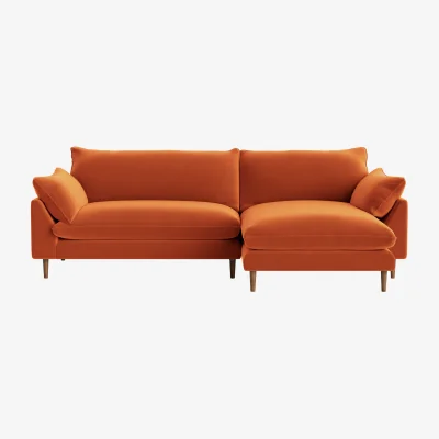 Loaf Slow Riser Chaise, Extra Large Right Hand (Bobbing Buoy Clever Velvet)