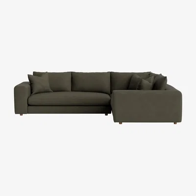 Loaf Big Easy Corner Sofa, Large Right Hand (Woody Walk Clever Cotton)