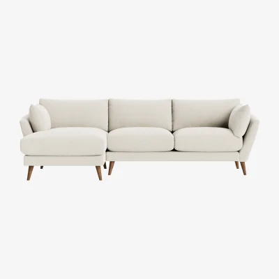 Loaf Groover Chaise, Extra Large Left Hand (Egg Box Clever Linen)