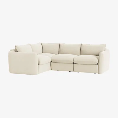 Loaf Pillow Nap Modular Corner Storage Sofa