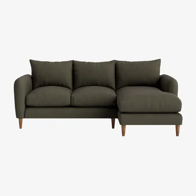Loaf Squishmeister Chaise Sofa, Large Right Hand (Woody Walk Clever Cotton)