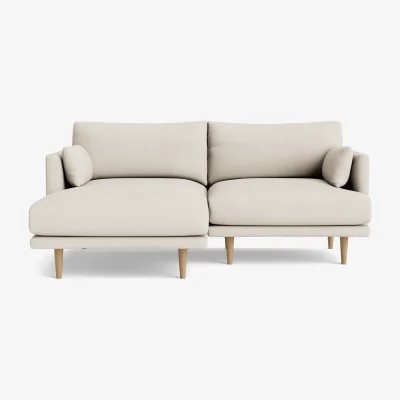 Loaf Jeffers Chaise Sofa Large Right Hand in Christmas Tree Clever Velvet
