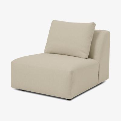 Made.com Jacklin Armless Modular Chair, Natural Recycled Weave