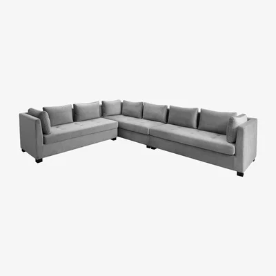 My Furniture Berkley Large Left Hand Corner Sofa - Dove Grey