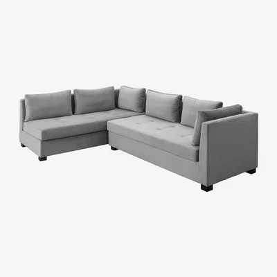 My Furniture Berkley Left Hand Corner Sofa - Dove Grey