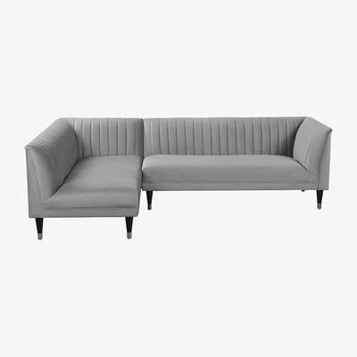 My Furniture Baxter Left Hand Corner Sofa – Dove Grey