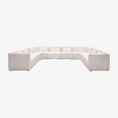 My Furniture Essen Super Lounge Suite – Ivory Chenille