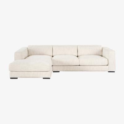 My Furniture Dolce Corner Sofa Left Hand Natural Linen 