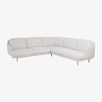 Made in Design Lune Corner sofa by Fritz Hansen Grey