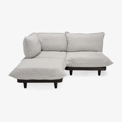 Made in Design Paletti set Corner sofa - / Left-hand armrest - L 180 cm by Fatboy Beige