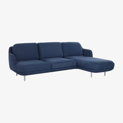 Made in Design Lune Corner sofa by Fritz Hansen Blue