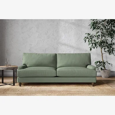 Nkuku Nkuku Marri Sofa | Make To Order | Grand | Brera Linen Jade