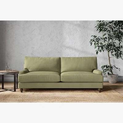 Nkuku Nkuku Marri Sofa | Make To Order | Grand | Brera Linen Sage