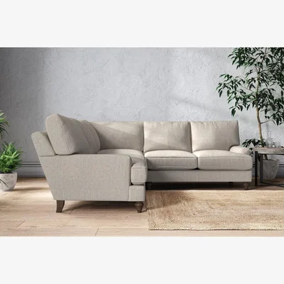 Nkuku Nkuku Marri Corner Sofa | Make To Order | Large | Brera Linen Natural