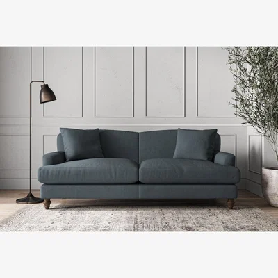 Nkuku Nkuku Deni Sofa | Make To Order | Large | Brera Linen Dusk