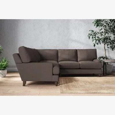 Nkuku Nkuku Marri Corner Sofa | Make To Order | Large | Recycled Cotton Mocha