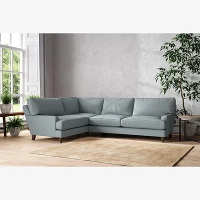 Nkuku Nkuku Marri Left Hand Corner Sofa | Make To Order | Grand | Recycled Cotton Horizon