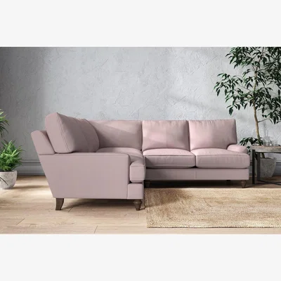 Nkuku Nkuku Marri Corner Sofa | Make To Order | Large | Recycled Cotton Lavender