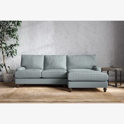 Nkuku Nkuku Marri Right Hand Chaise Sofa | Make To Order | Large | Recycled Cotton Horizon