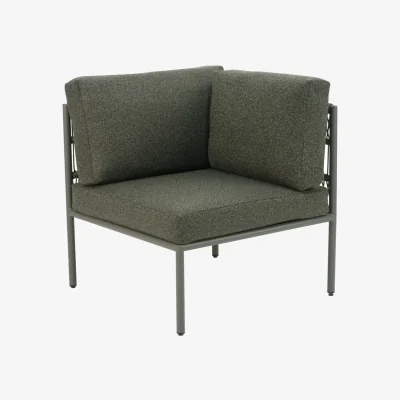 Nordic Nest Brafab Reno sofa module Nordic green-raw avocado corner