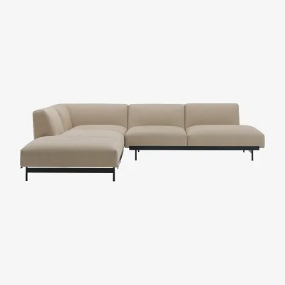 Nordic Nest Muuto In Situ corner sofa configuration 5 Ecriture 240-Black