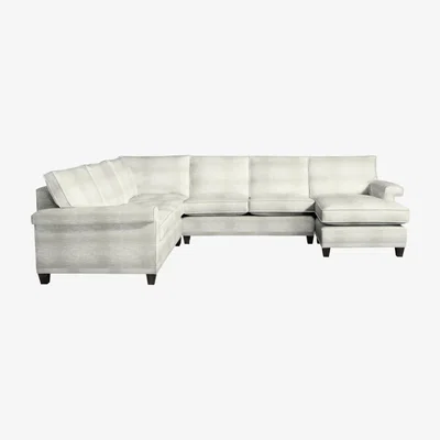 Olivia's Duresta Haywood Monarch Natural Corner Sofa / LHF Double