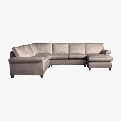 Olivia's Duresta Haywood Monarch Sand Corner Sofa / LHF Double
